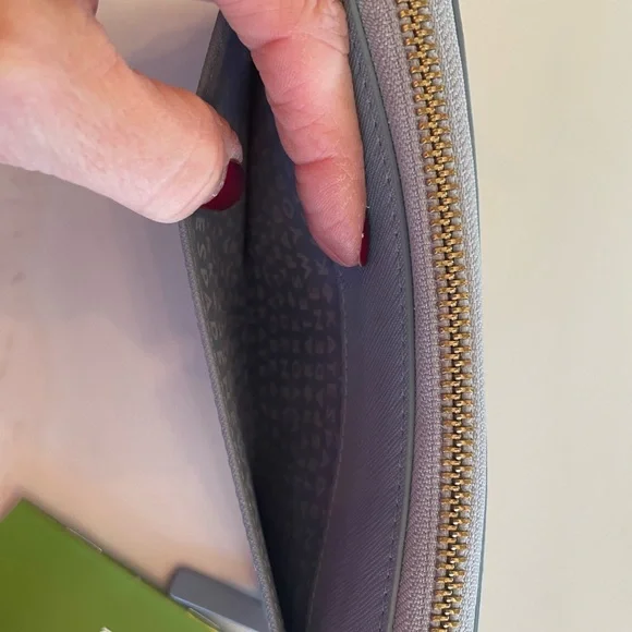 Kate Spade Light Blue Zip-Around Wallet - Picture 6 of 11